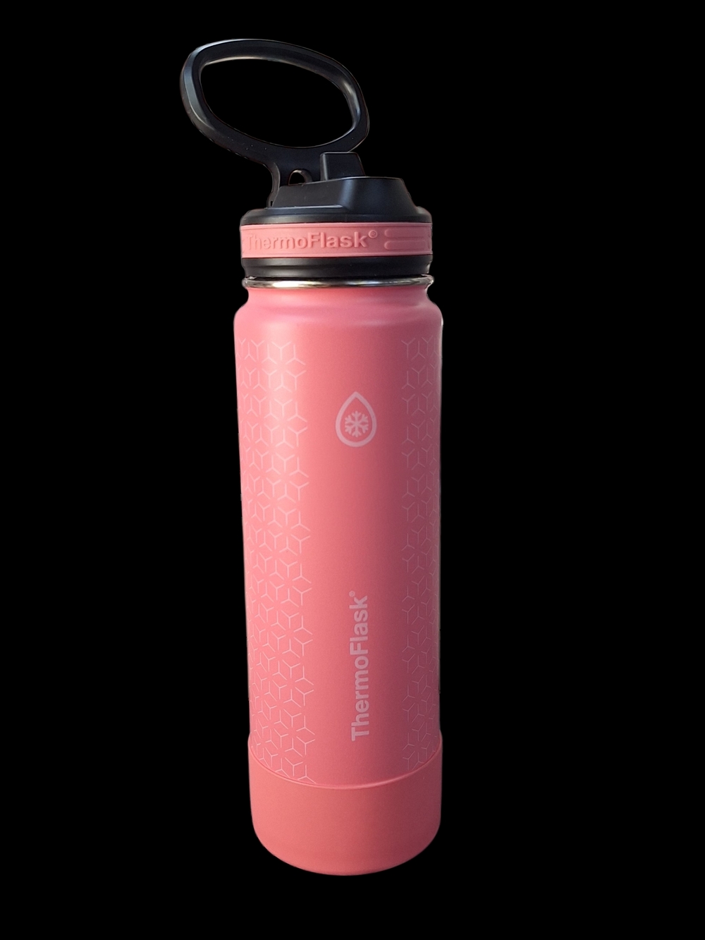ThermoFlask insulated stainless steel water bottle pink 24 Oz - Picture 3 of 8